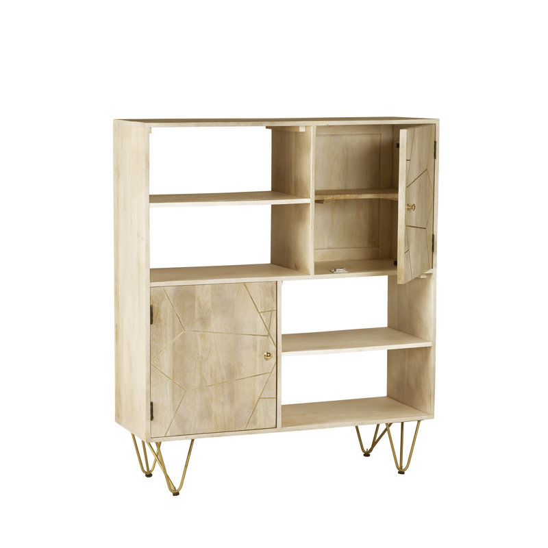 Brett Display Cabinet, Oak