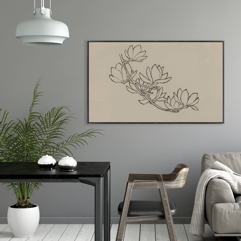 «Magnolias In Line III» par Sam Nash, H 37,5 po x l 61,5 po