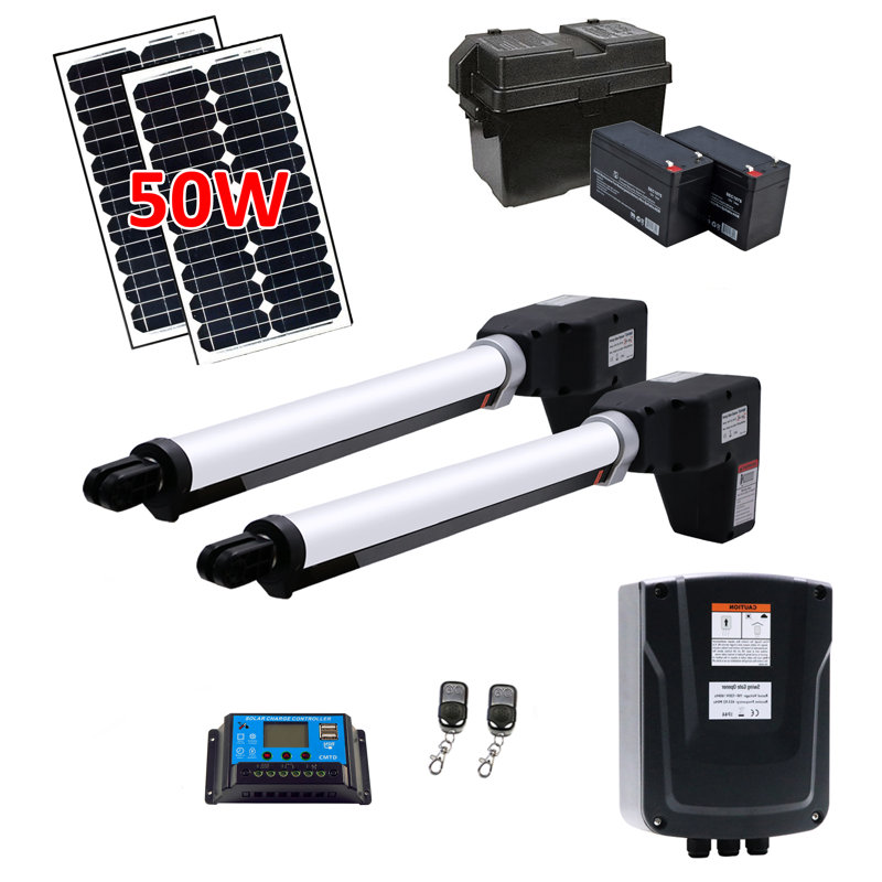 Opérateur à double battant AS1200 AC / DC - Kit solaire 50W
