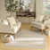Nourison Washable Charm 2'2" x 8' Beige Ivory Modern Indoor Rug