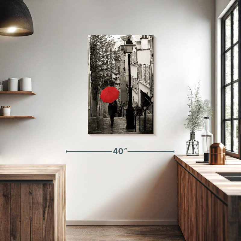 Sireci Paris Stroll I BW, 36" H x 24" W