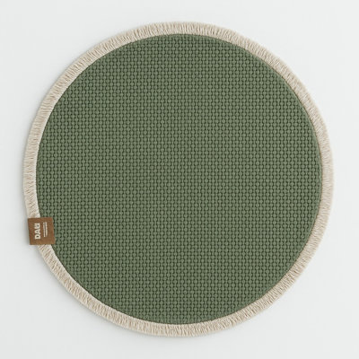 Ensemble de 4 napperons en coton Bali, 15 po, disponible en 8 couleurs, 100% coton
