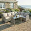 Alia Outdoor Rattan Corner Sofa And Table Set -1770946525-1770946526