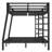 Metal Bunk Bed for Adults and Teens, Space-Saving Design with Noise-Reducing Frame, No Box Spring Required-534127328