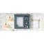 Armoire de salle de bain murale 30 po x 28 po, miroir inclus, rangement polyvalent, design moderne, finition peinte généreuse, poignée rétro 28 po, tablettes réglables de haute qualité, finition