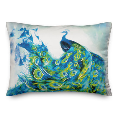 Coussin 2 pièces Colorful Peacock