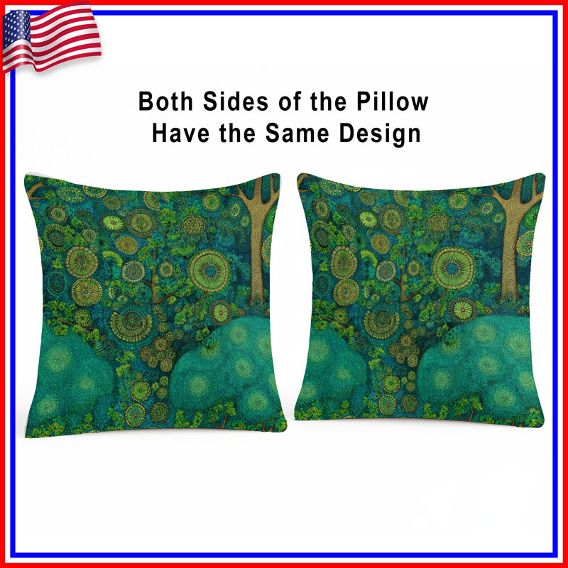 Coussin Tree, 18 po x 18 po