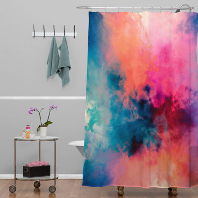 Caleb Troy Temperature Polyester Single Shower Curtain