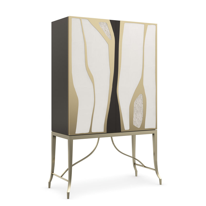 Solid Wood Bar Cabinet