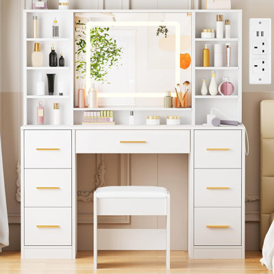 Dressing Table with Mirror