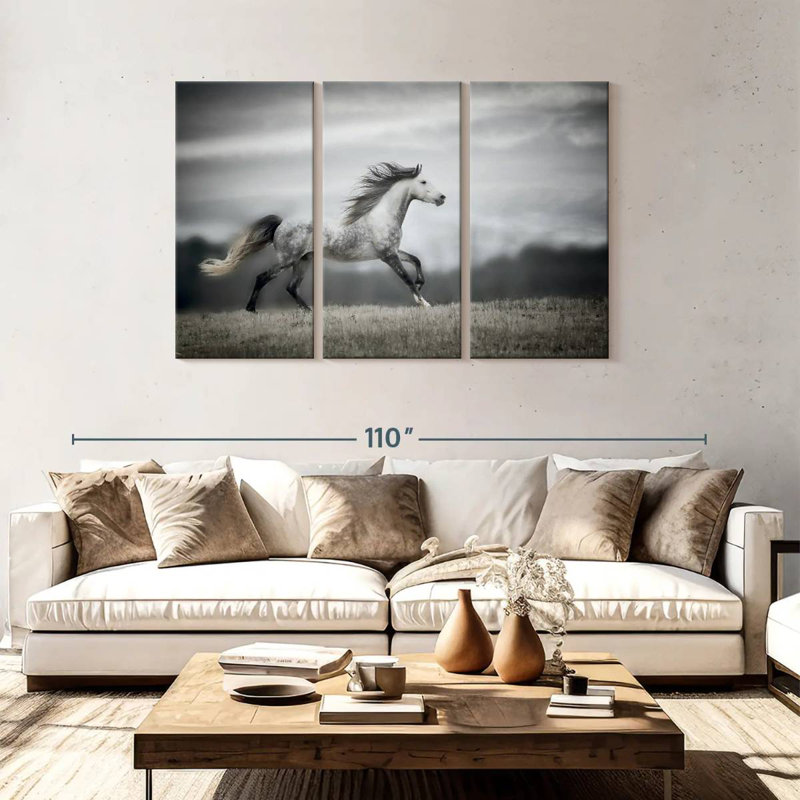 Brampt Wind Blown Mane II, 48" H x 74" W