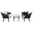 Humboldt 4 - Person Patio Conversation Set with Cushions-1704638505