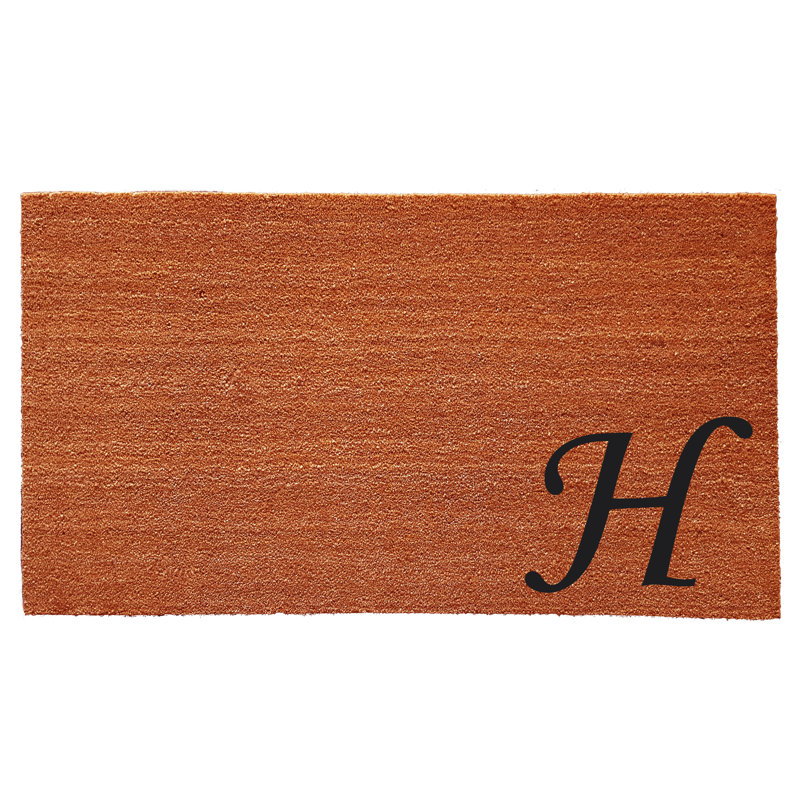 Tapis d'entrée antidérapant Zebrowski, H, Rectangle 1 pi 6 po x 2 pi 6 po