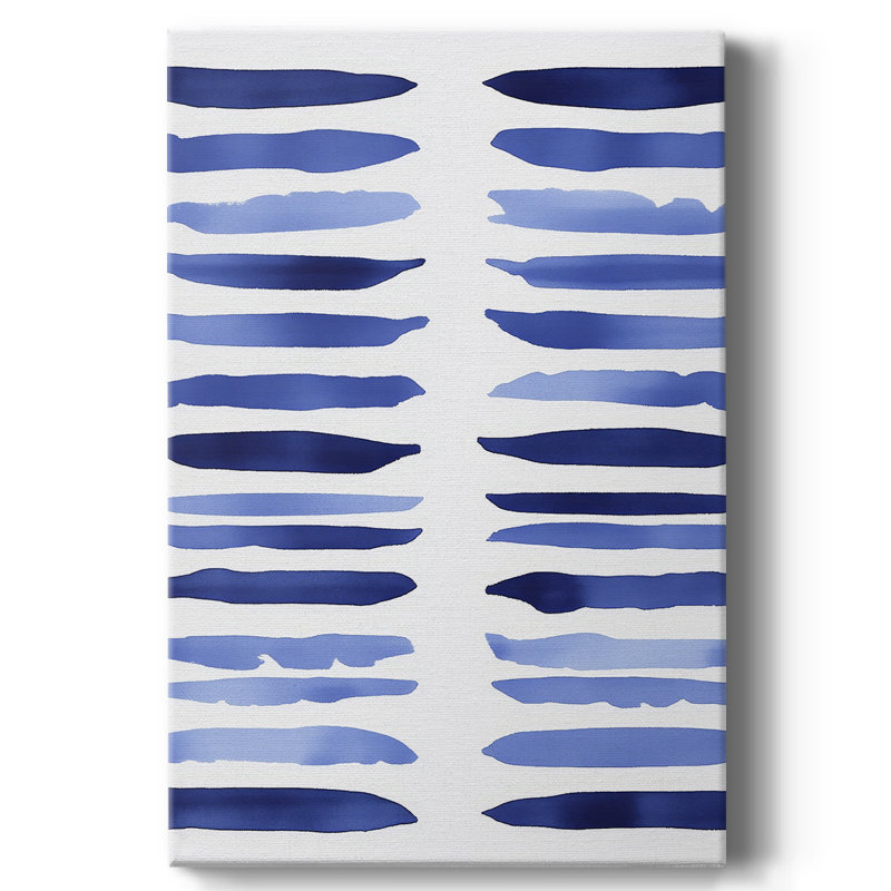 Toile tendue avec châssis abstrait CDIV Gallery - prêt à être accroché, H 18 po x l 12 po