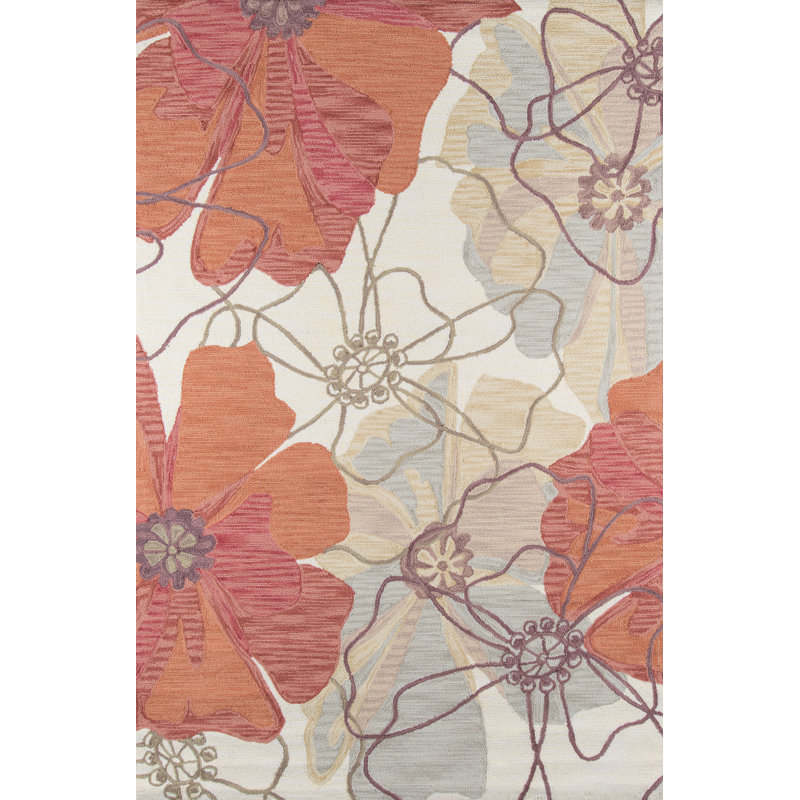 Marmolejo Floral Indoor Rug, Rectangle 8' x 10'