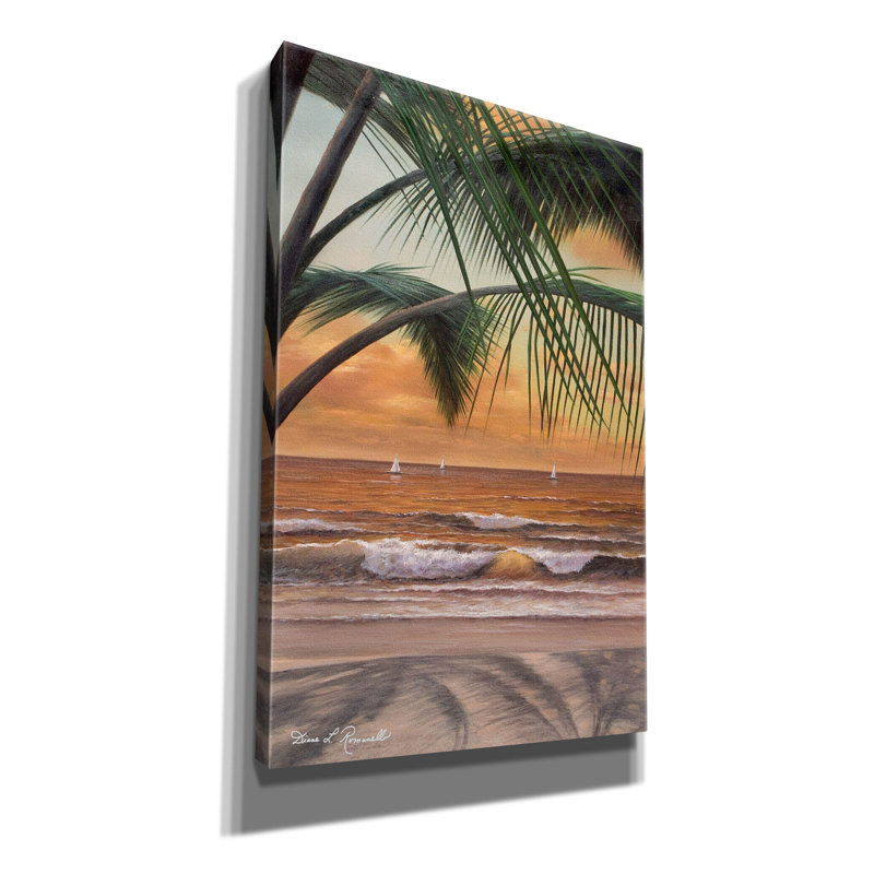 «Paradiso Sunset» par Diane Romanello, H 40 po x l 26 po x P 1,5 po