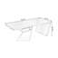 Bureau rectangulaire en bois massif brun-180190659