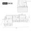 Canapé modulaire en chenille de 128 po Cloud-624045615