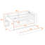 Lit simple en bois avec lit gigogne, tête de lit et bureau à DEL-124843055