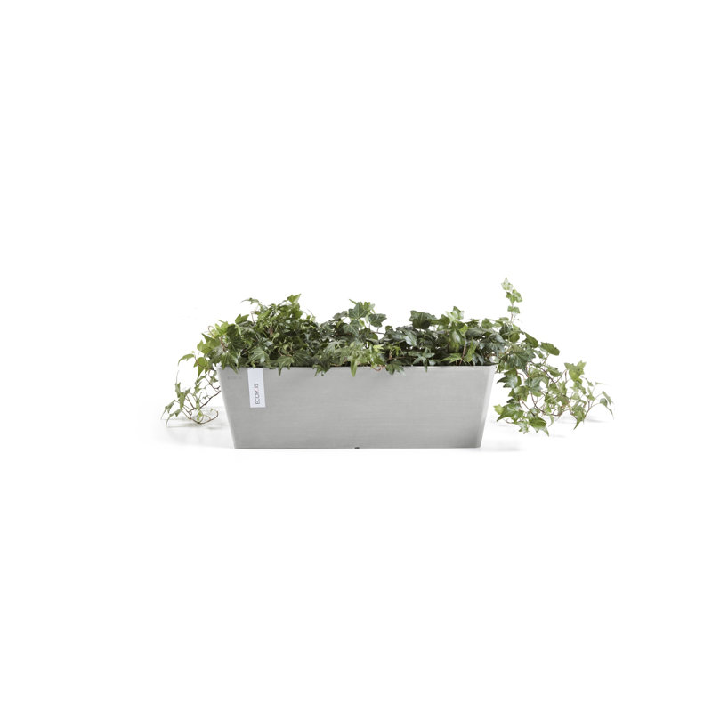 Ensemble de 2 pots à fleurs Laria, Blanc gris
