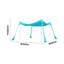 Beach Tent Sun Shelter, UPF50+ Sun Protection, 6.6 ft Tall, 10 x 10 ft, Easy Pop Up Beach Canopy with Sandbags, Stability Poles, Sand Shovels, Portable Shade for Family Outings, Camping, Fishing-2116693999