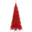 Red Tinsel Artificial Christmas Tree with LED Lights-1630759378-1630759377