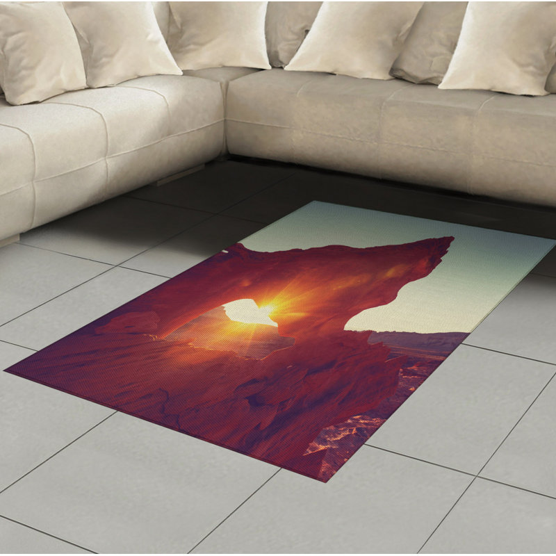 Nature High Density Long Fiber Poly Threads Decorative Area Rug Carpet, Rectangle 4' x 5'8"