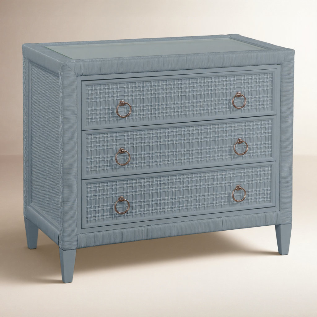 Monterey 36" Dresser, Sea Glass, Yes, Satin Nickel