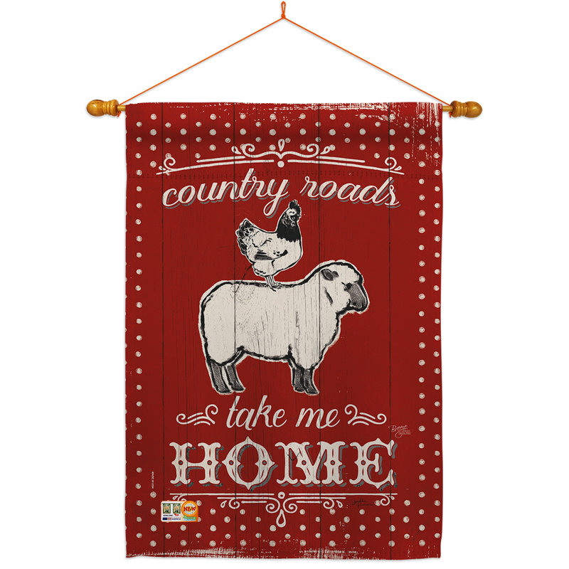 Ensemble de 2 faces en polyester 40 x 28 po Ensemble de drapeaux