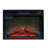 23" 3D Infrared Electric Fireplace Insert with IR Remote, Glass View & Adjustable Flames