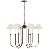 Ingela 6 - Light Metal Chandelier by Amber Lewis