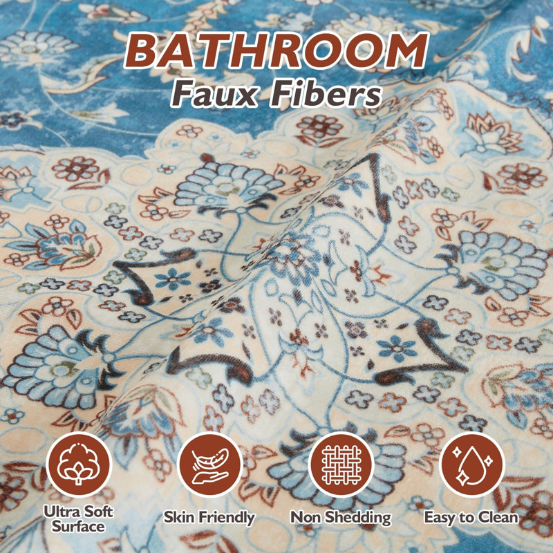 Tapis Fantazia avec envers antidérapant, Rectangle 8 pi x 10 pi
