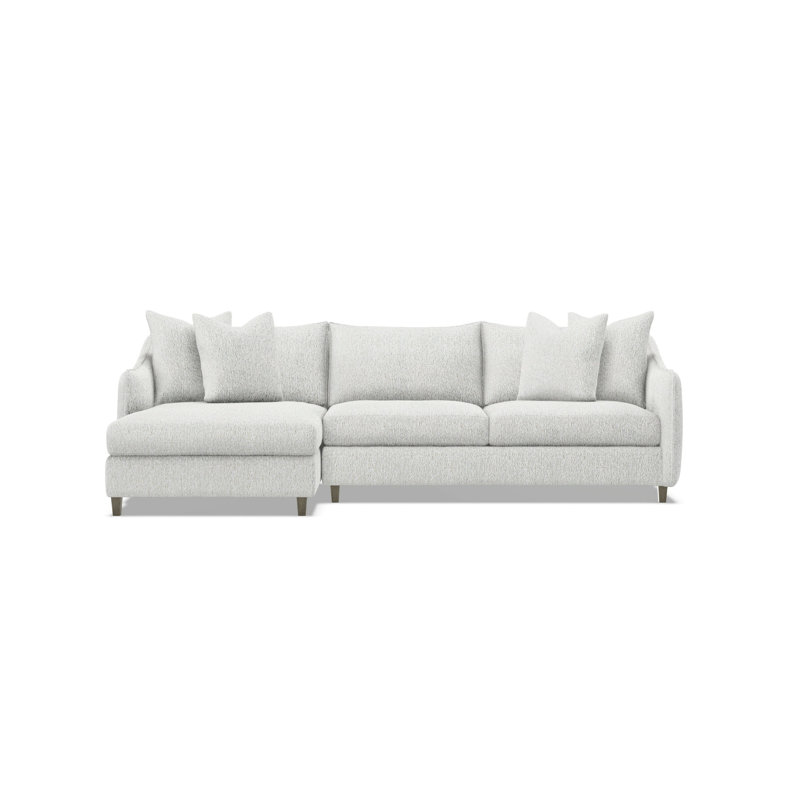 Joli 2 Pc Fabric Sectional, 1000-002