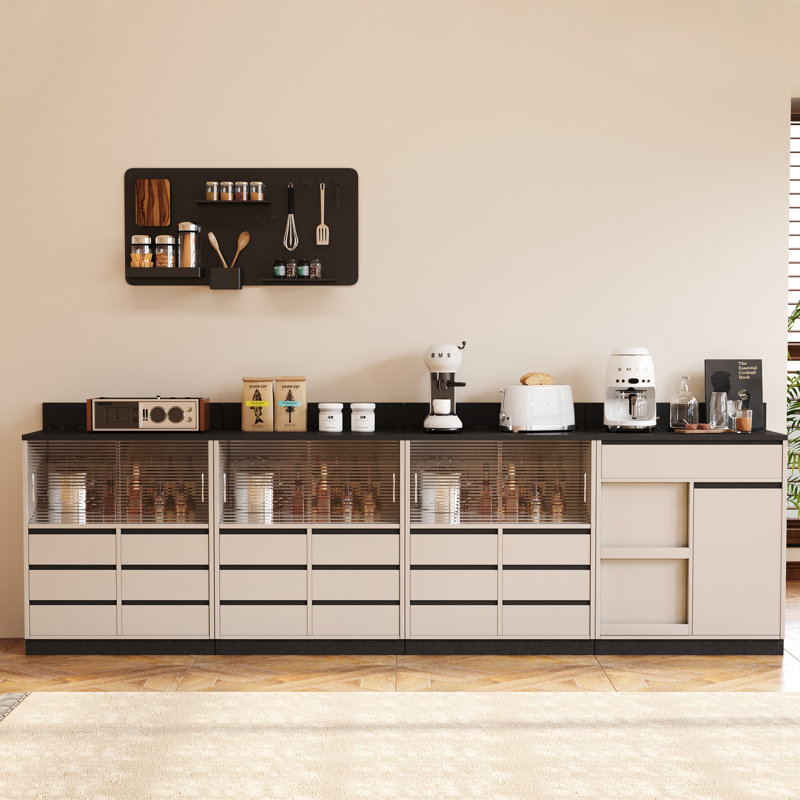  Alfreida 125.96" Modular Combination Sideboard