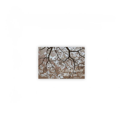 Contemporary Be StillUnframed Canvas Wall Art 24 X 20 In