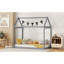 Lit simple en bois sans sommier