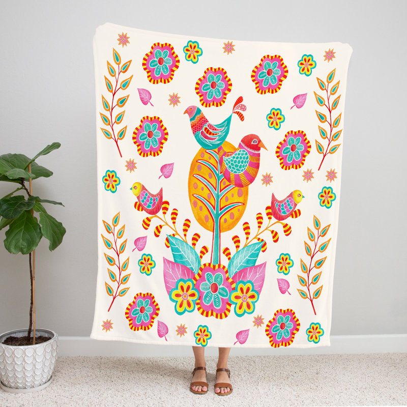 Throw Blanket, 51" W x 60" L