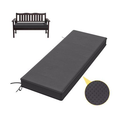 3" Thick Anti-Slip Bench Cushion For Indoor And Outdoor Use