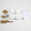 4 - Light Linear Dimmable Sphere Sputnik Design Tiered Chandelier With Glass Globe Shade-100351881
