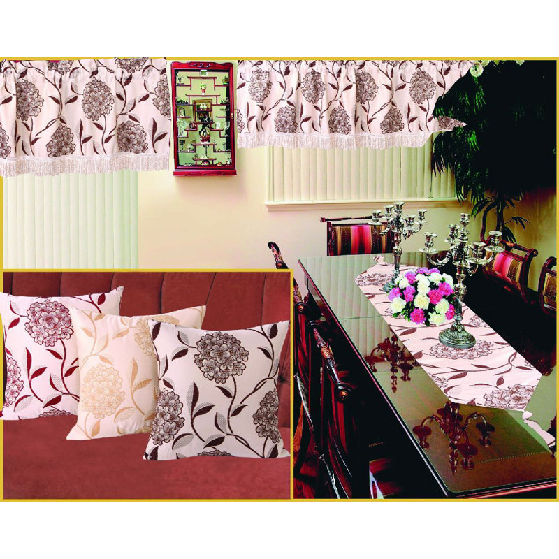 Jupe de fenêtre 60" luxueux rétro Pyper, Or