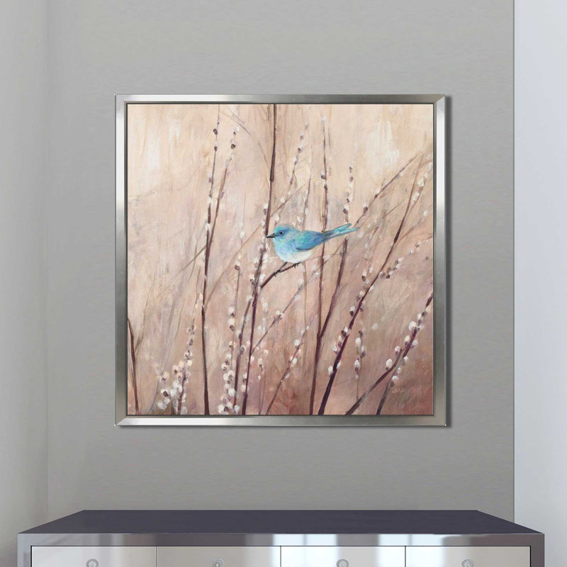 «Pretty Birds II» par Julia Purinton, reproduction sur toile, H 36 po x l 36 po x P 1,5 po, Toile tendue