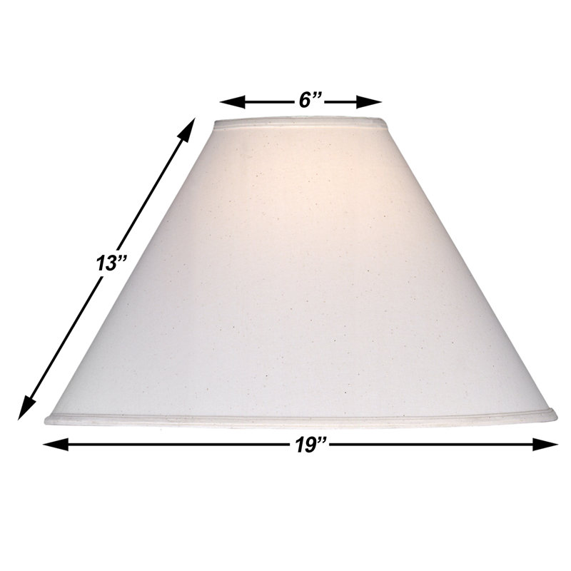 13 in. H Fabric Empire Lamp Shade