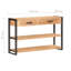 Nathaniel 120cm Solid Wood Top Console Table