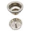 Post Style Kitchen Sink Basket Strainer with Waste Disposal Flange and Stopper Set-21699110