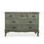 Armoire d'appoint en bois massif vert foncé-120673056
