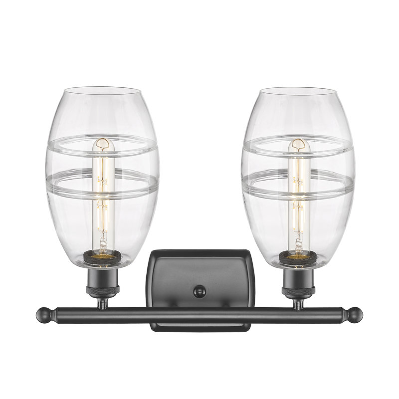 Bettylou 2 - Light Dimmable Vanity Light, Oil Rubbed Bronze, Clear