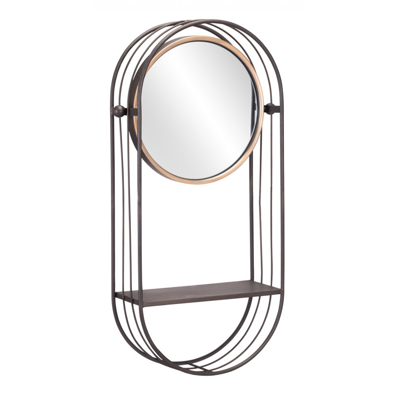 Gurganious Mirror with Shelves