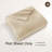 MooMee Flat Sheet 100% Washed Cotton Linen Like Textured Breathable Lightweight-107894588-107894589