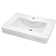 Fitzgerald White Fireclay Rectangular Dual Mount Bathroom Sink with Overflow