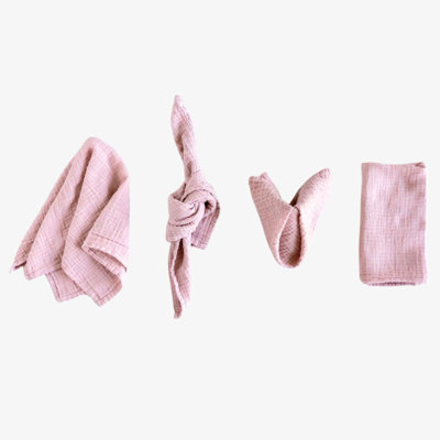 Cotton Napkins – Rosewater (Set of 4)